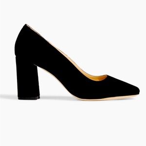 NWT black suede Iris & Ink pumps